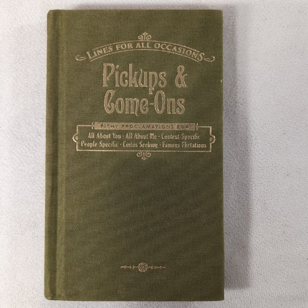 Pickups & Come-Ons 2008 Knock Knock Who's There Mini Hardcover Book Pitny Lines